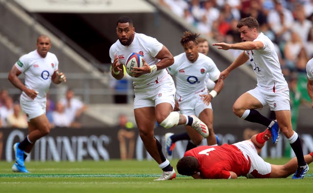 Joe Cokanasiga was among England's try scorers