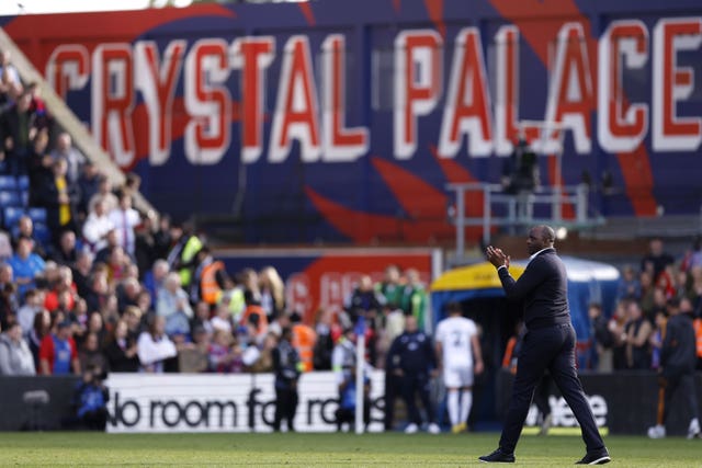 Crystal Palace Vieira Selhurst Park