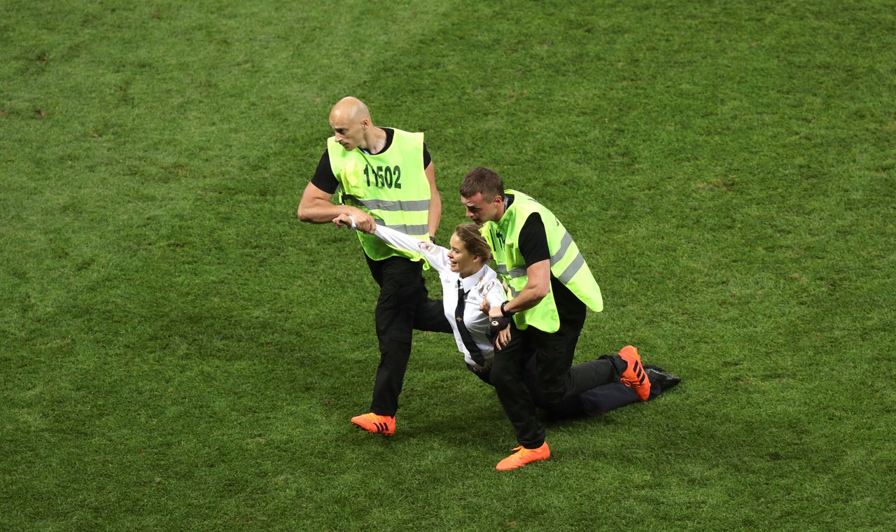 Pussy Riot Claim Responsibility For World Cup Final Pitch Invasion Express And Star