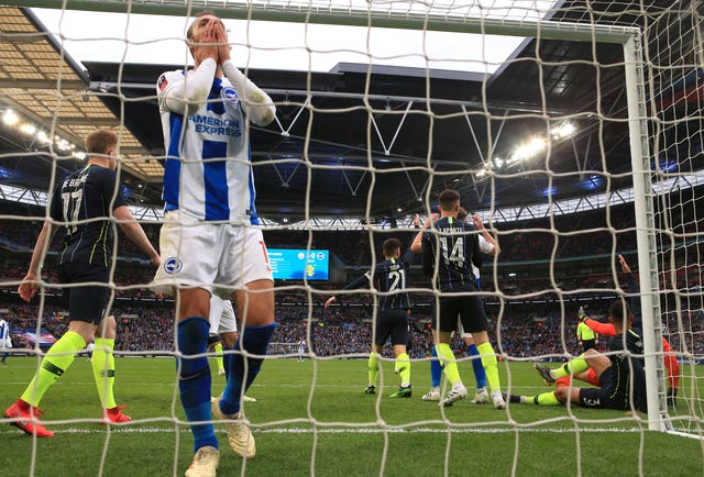Brighton were beaten by Manchester City in the 2019 FA Cup semi-finals 