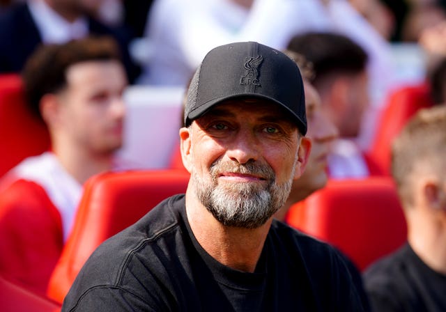 Jurgen Klopp in the dugout