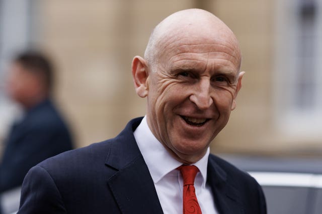 Defence Secretary John Healey 