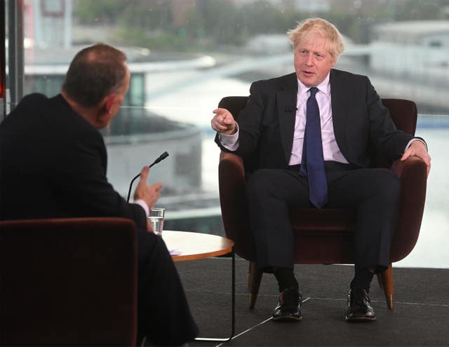 Boris Johnson, appearing on the BBC1 current affairs programme, The Andrew Marr Show