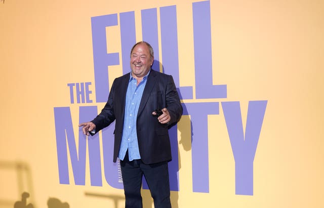 Mark Addy attending the UK premiere for The Full Monty