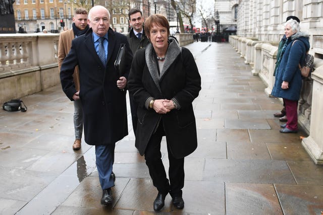 Jack Dromey and Caroline Spelman last month tabled a successful amendment opposing a no-deal Brexit (Stefan Rousseau/PA)