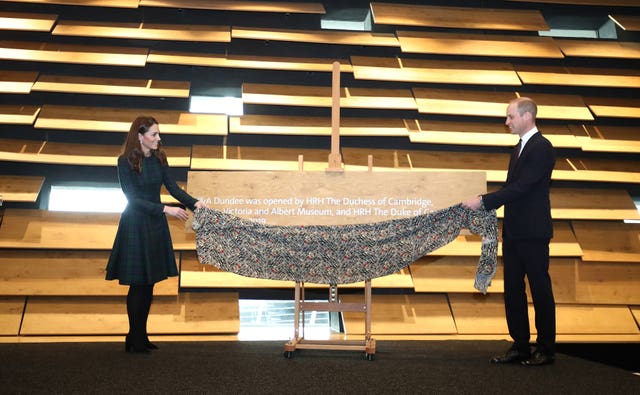 William and Kate, now known as the Duke and Duchess of Rothesay in Scotland, officially opened the design museum