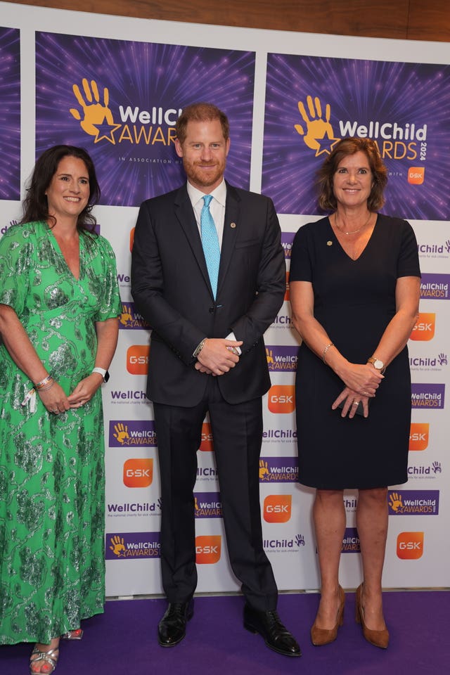 Harry at the WellChild Awards 2024 in London