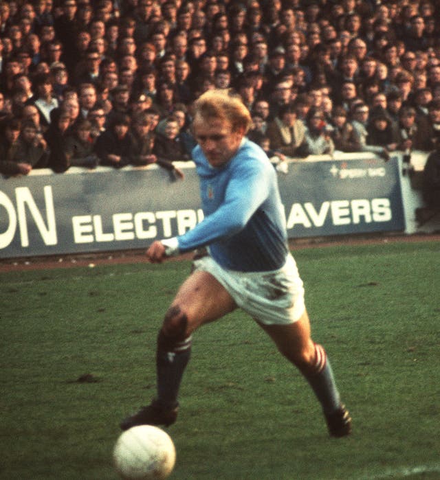 Francis Lee also shone during a golden era for City in the late 1960s and early 1970s