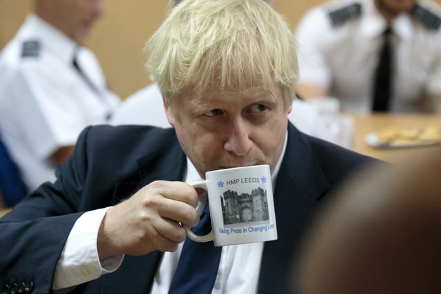 Boris Johnson visit to HMP Leeds