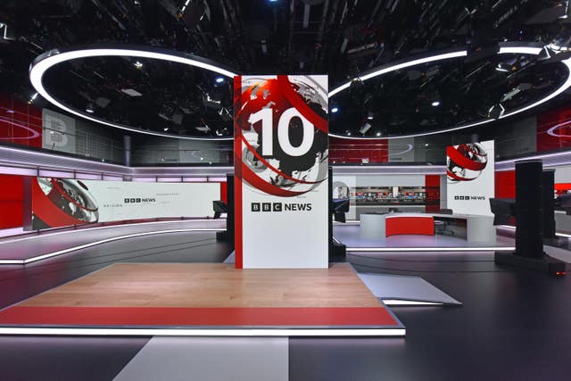 Refurbished BBC studio