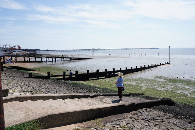 The beach in Southend