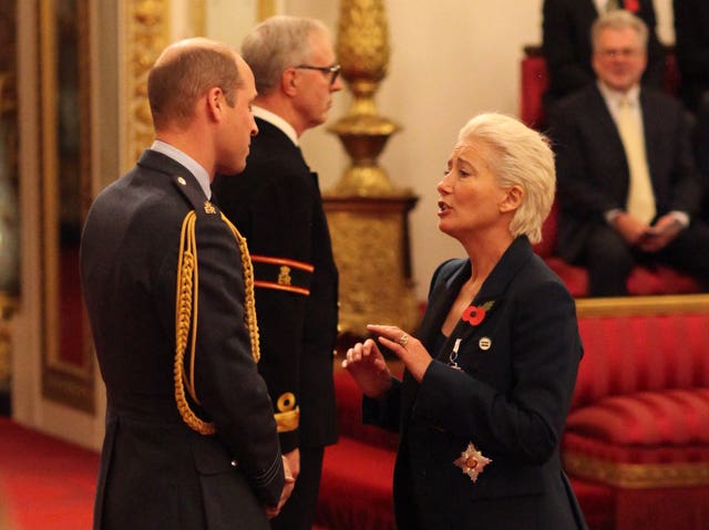 Emma Thompson is made a Dame Commander of the British Empire