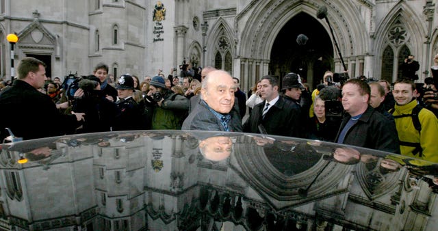 Mohamed Al Fayed death