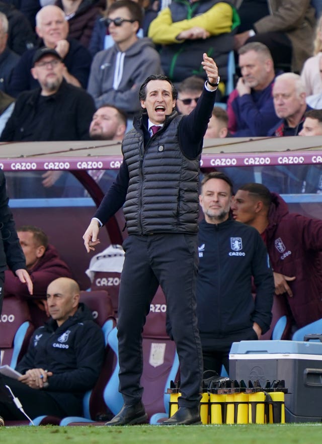 Aston Villa manager Unai Emery rejected the opportunity to take up the reins at Newcastle