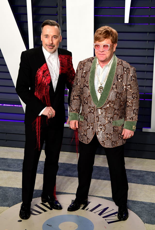 David Furnish and Sir Elton John