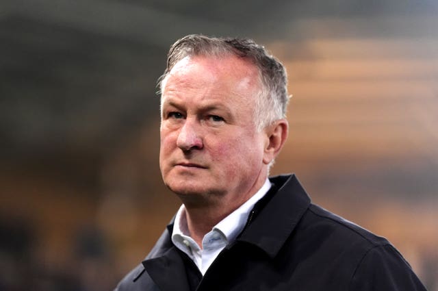 Northern Ireland manager Michael O’Neill ahead of a match