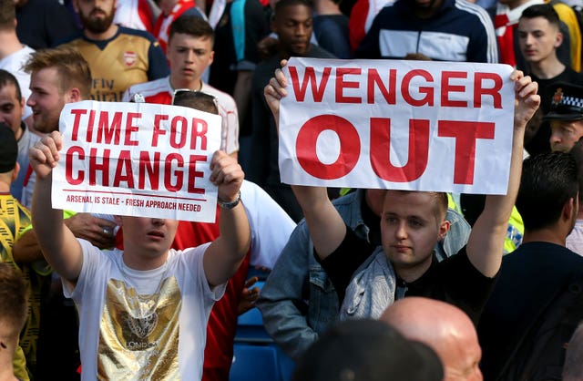 Arsene Wenger has faced fan criticism