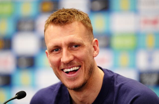 England’s Dan Burn during a press conference at St George’s Park