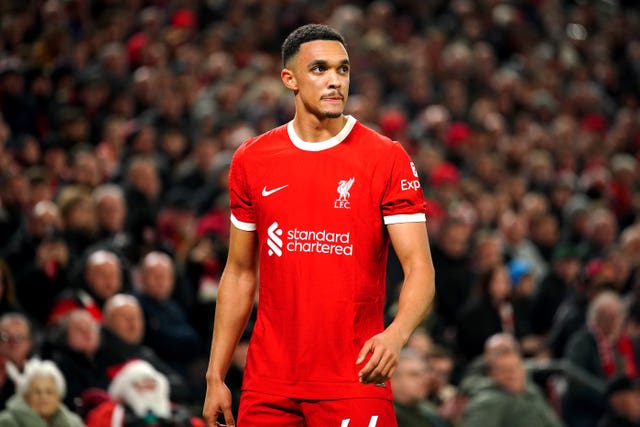 Trent Alexander-Arnold has been out for six weeks