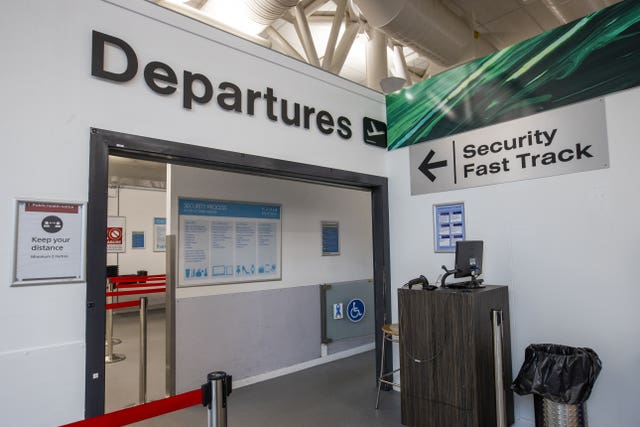 Richard Holden visit to Derry Airport