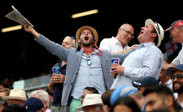 England's fans were in fine voice at Edgbaston