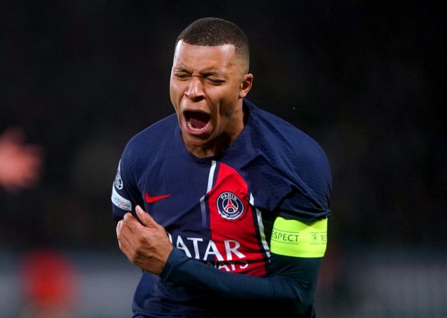 Kylian Mbappe was on target after starting as a substitute for PSG.