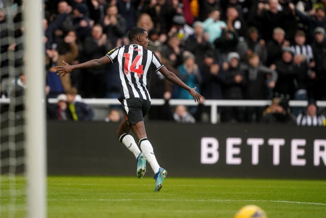Alexander Isak fired Newcastle into an early lead over Chelsea