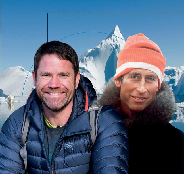 Steve Backshall and the King when Prince of Wales 