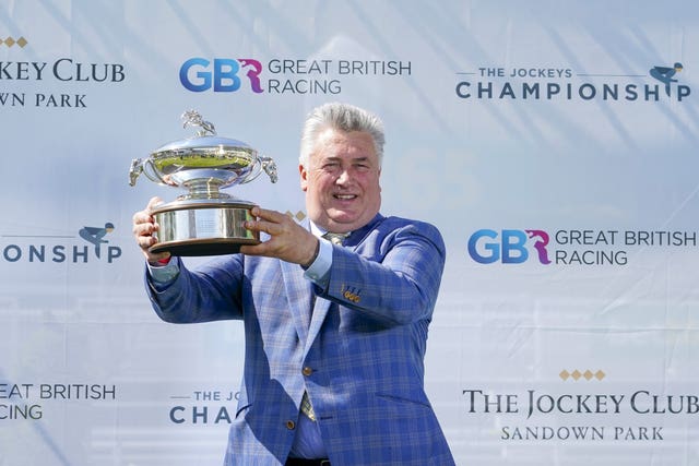 Paul Nicholls is hoping for a 12th champion trainers' title this season 