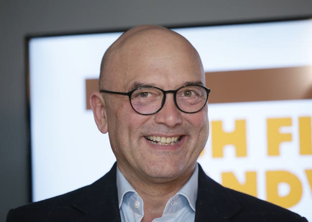 A close-up of Gregg Wallace smiling