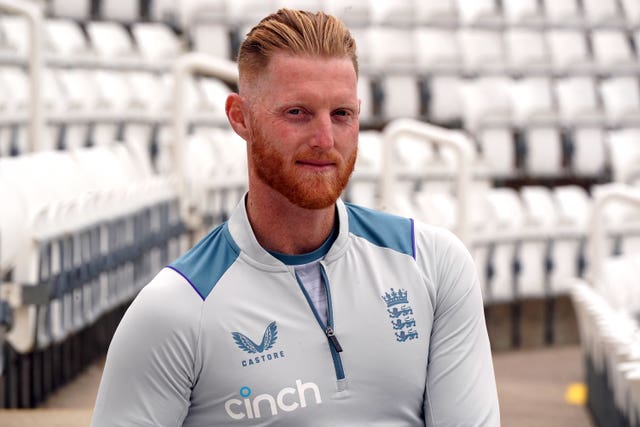 Ben Stokes during a photocall