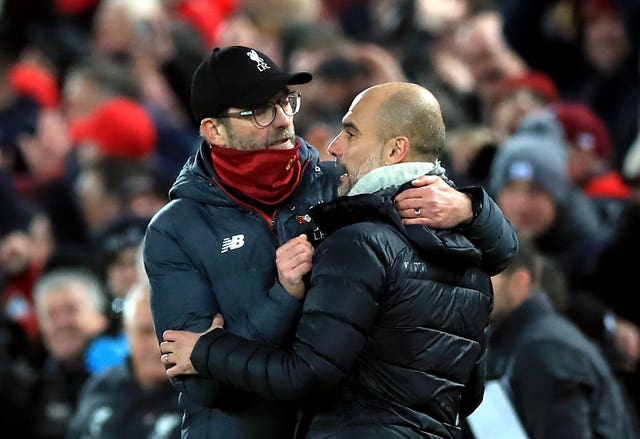 Jurgen Klopp and Pep Guardiola have an amicable rivalry