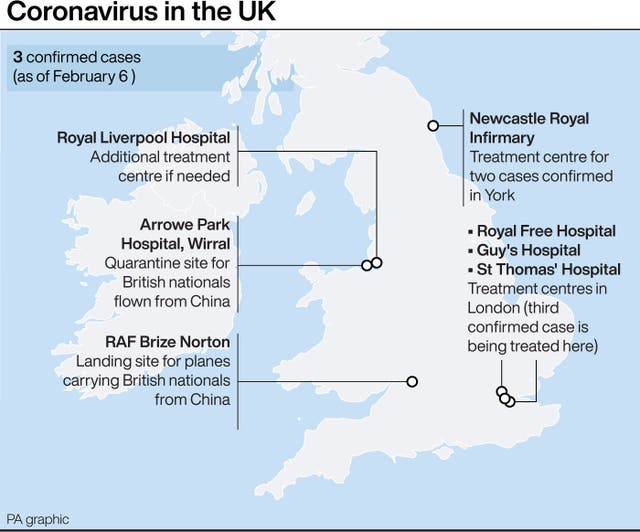 Coronavirus in the UK.