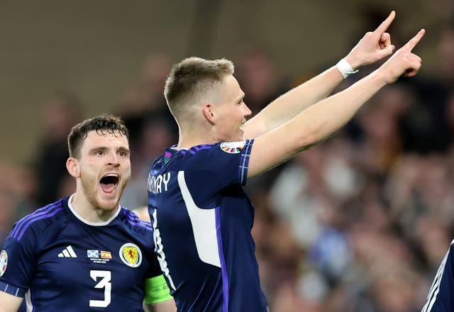 Manchester United midfielder Scott McTominay will be one of the Scotland players hoping to ruin the opening game for hosts Germany