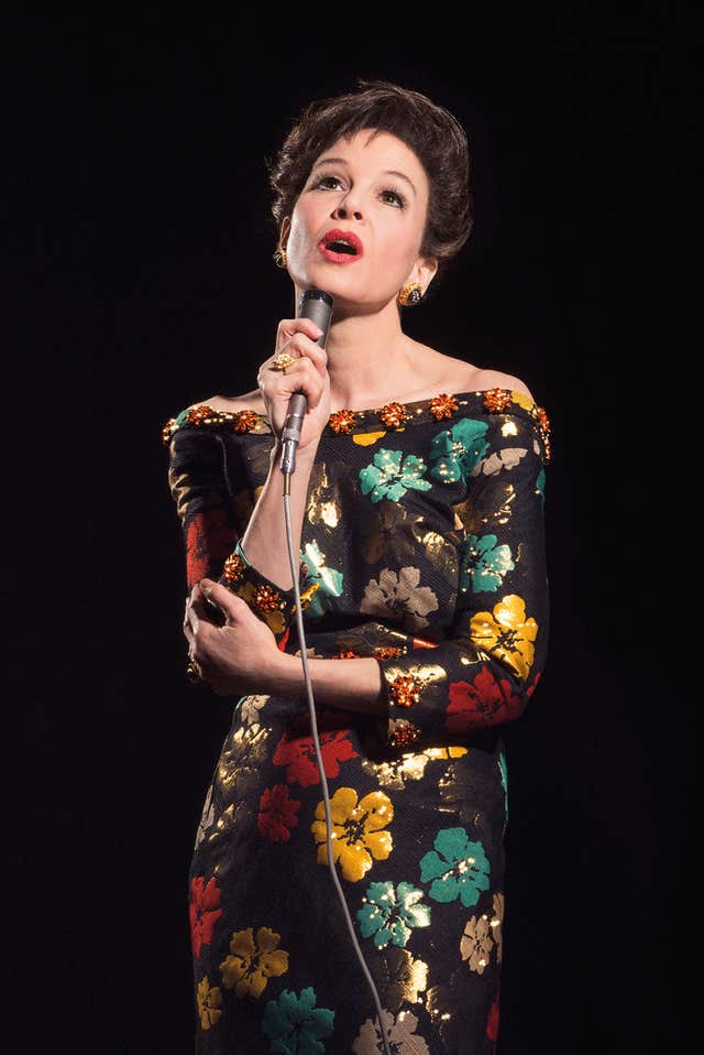 Zellweger in character as Judy Garland (Pathe UK/PA)