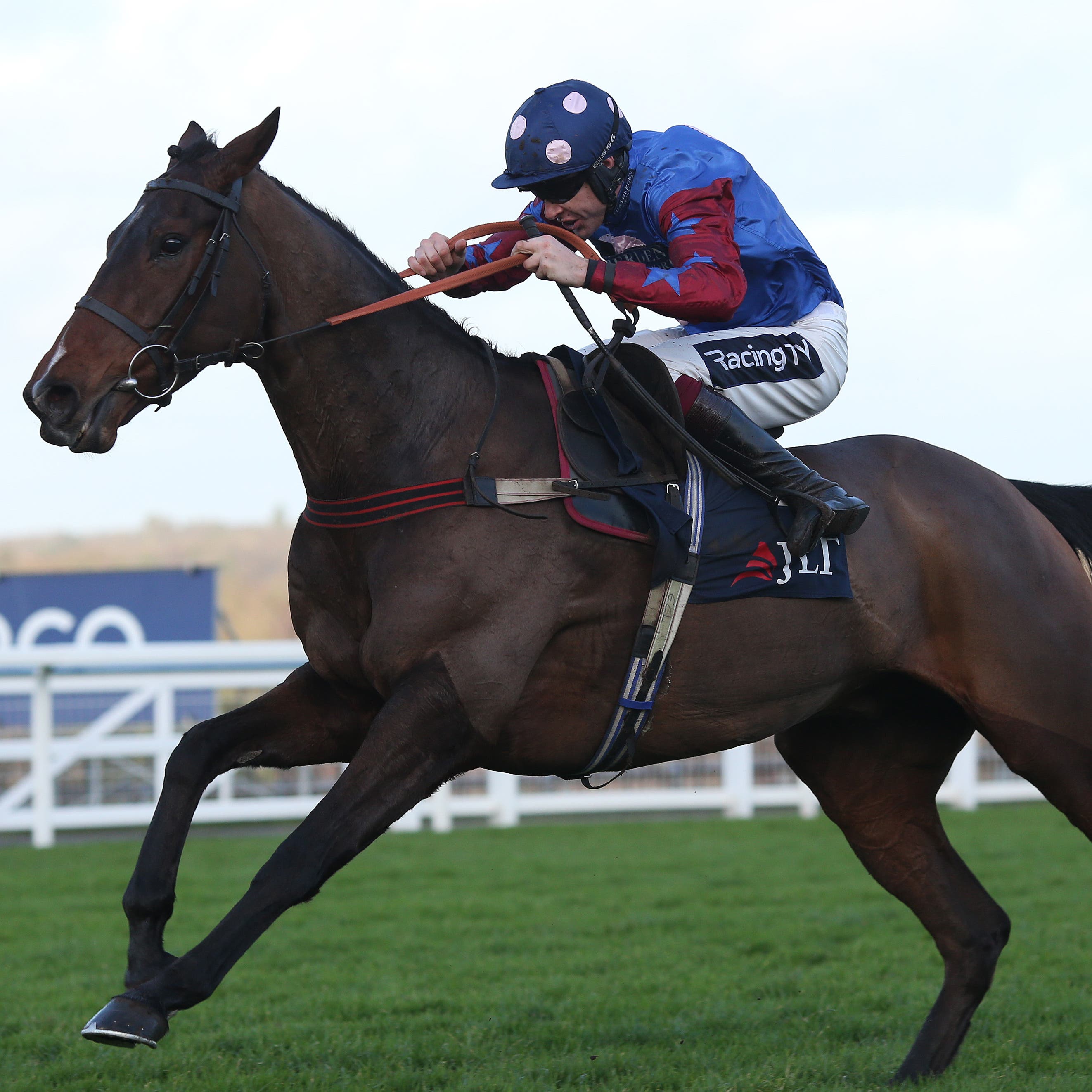 Paisley Park bounds to victory in the JLT Hurdle at Ascot