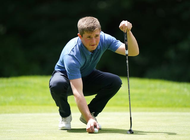 Trainer Harry Derham won a golfing bet with Greame McDowell 