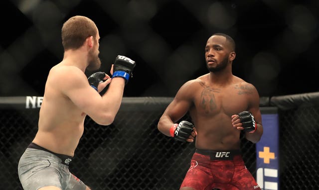Leon Edwards, right, is third in the UFC welterweight rankings (Simon Cooper/PA)