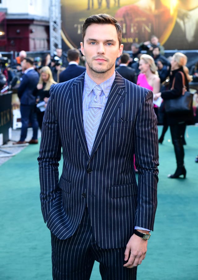 Nicholas Hoult on the red carpet