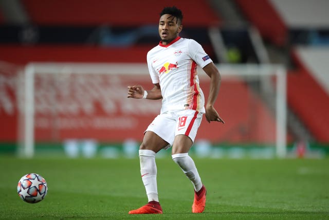 RB Leipzig’s Christopher Nkunku during the UEFA Champions League Group H match at Old Trafford, Manchester