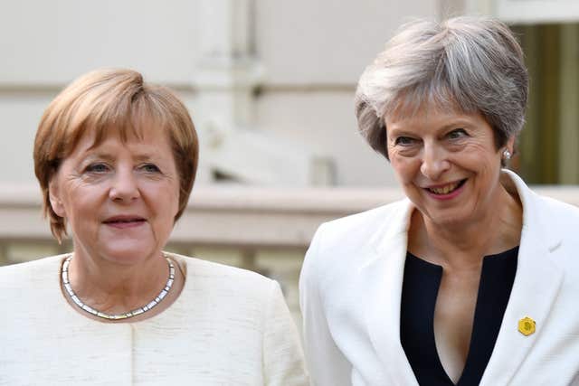 Angela Merkel and Theresa May