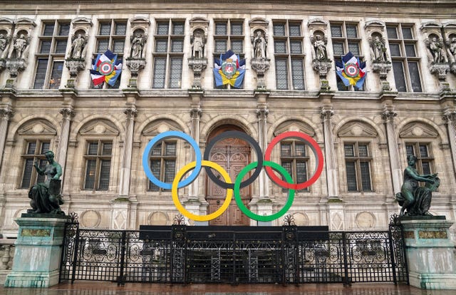 The Olympic Rings in Paris 