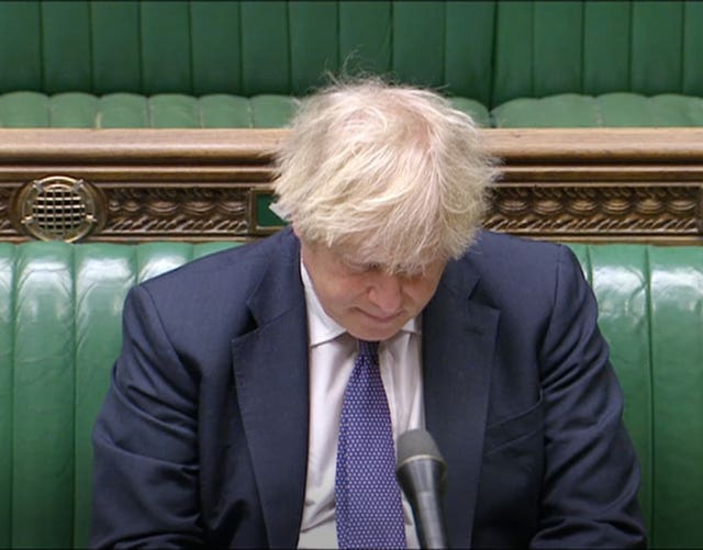 Prime Minister Boris Johnson