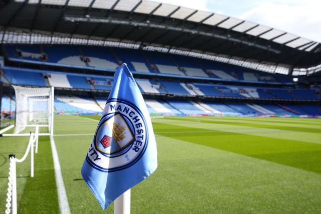 General view from inside the Etihad Stadium