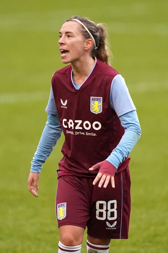 Jordan Nobbs made her Aston Villa debut against Tottenham on Sunday