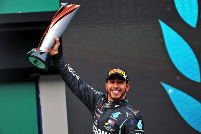F1 champion Lewis Hamilton 