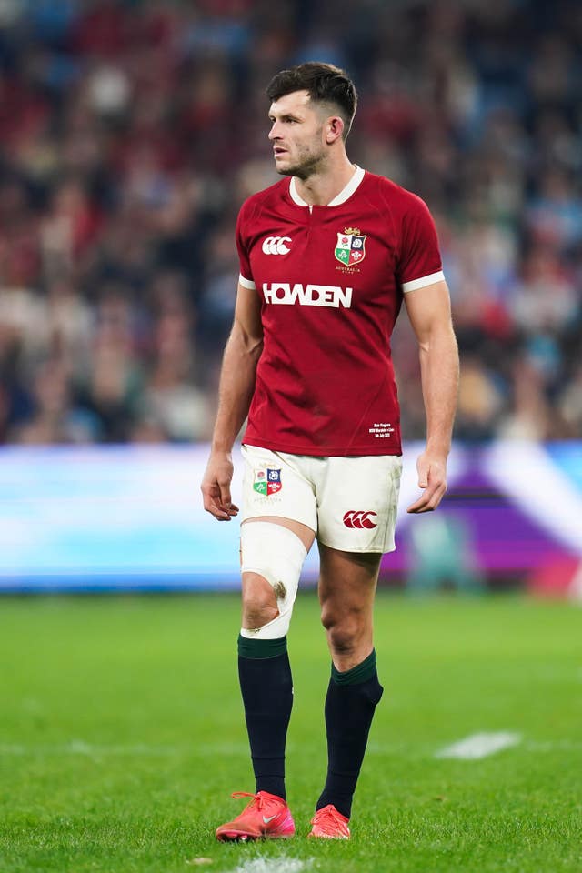 British and Irish Lions’ Blair Kinghorn looks on during the Qatar Airways Lions Tour match against NSW Waratahs in Sydney
