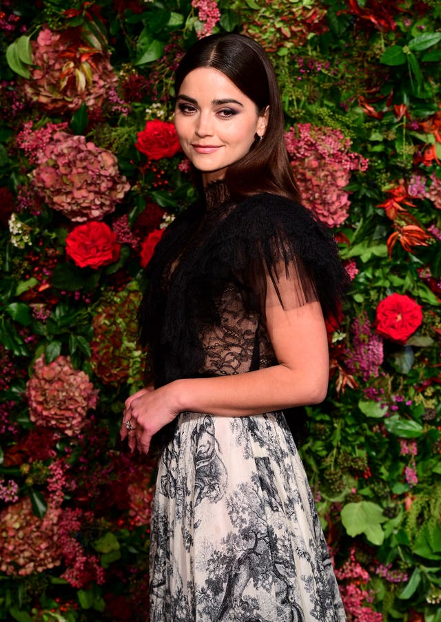 Jenna Coleman on the red carpet