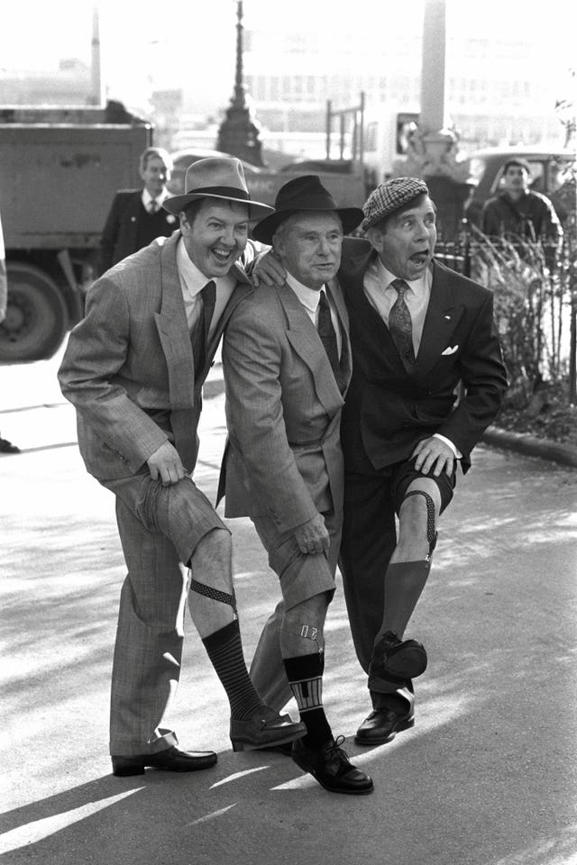 Jimmy Cricket with Ernie Wise and Norman Wisdom