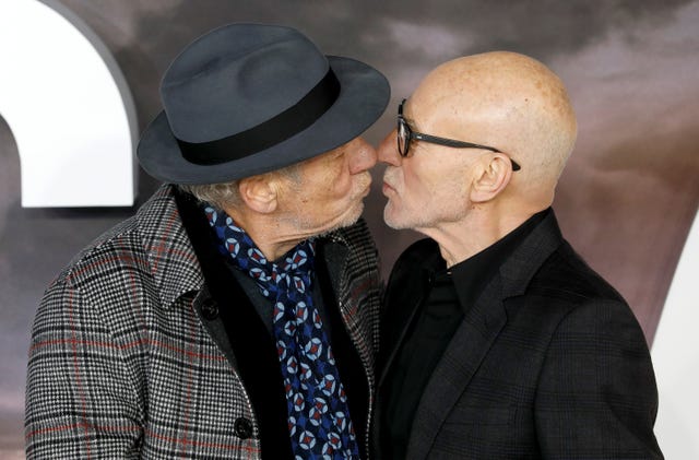 Sir Ian McKellen (left) and Sir Patrick Stewart